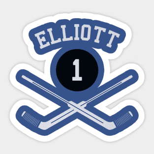 Brian Elliott Tampa Bay Goalie Sticks Sticker